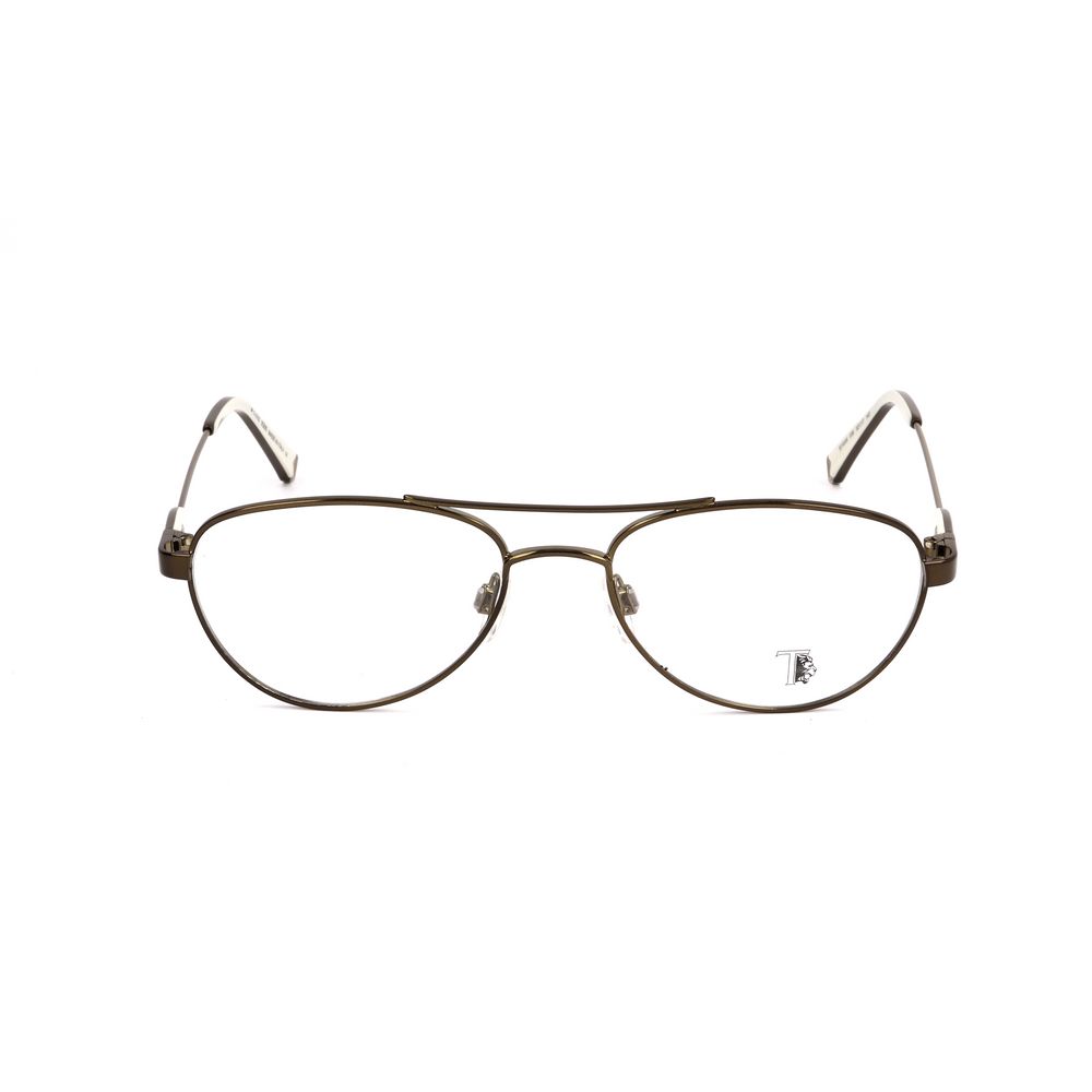 Lunettes (monture) en métal bronze Tod's