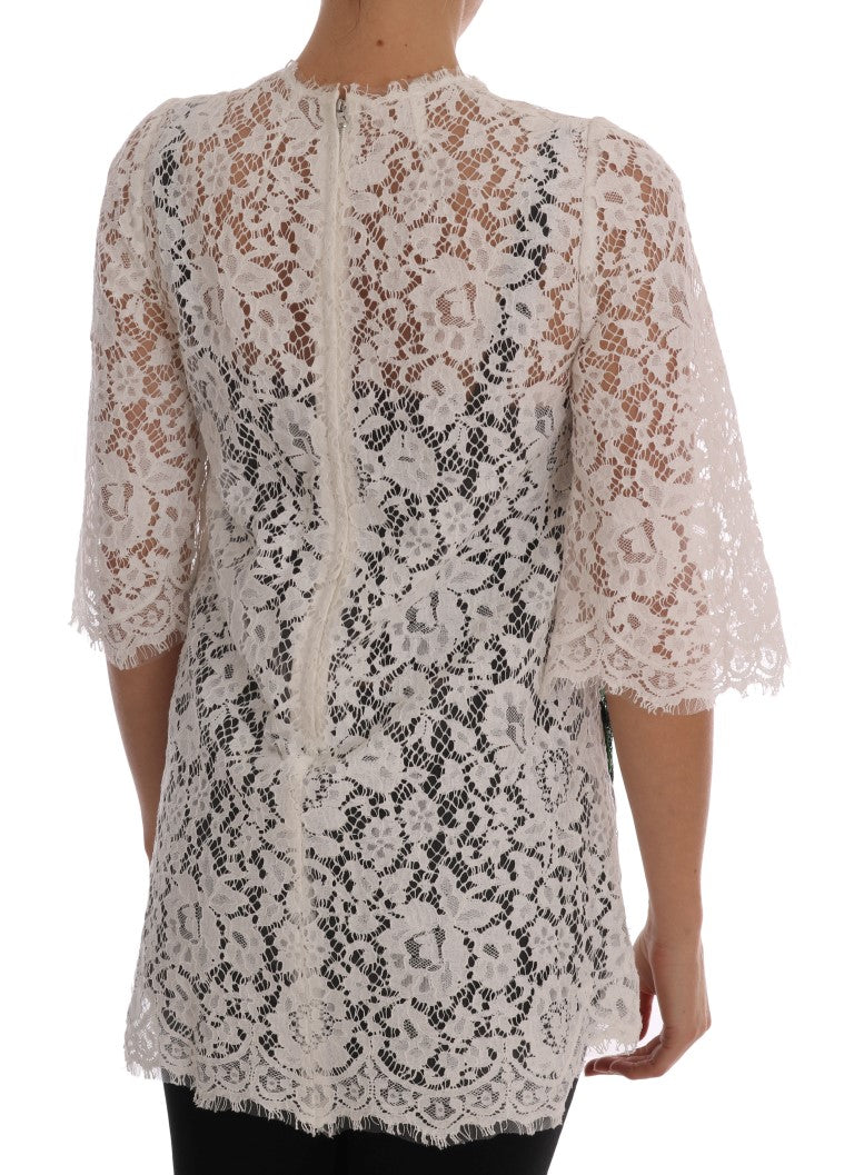 Dolce & Gabbana White T-Shirt for Women detail view