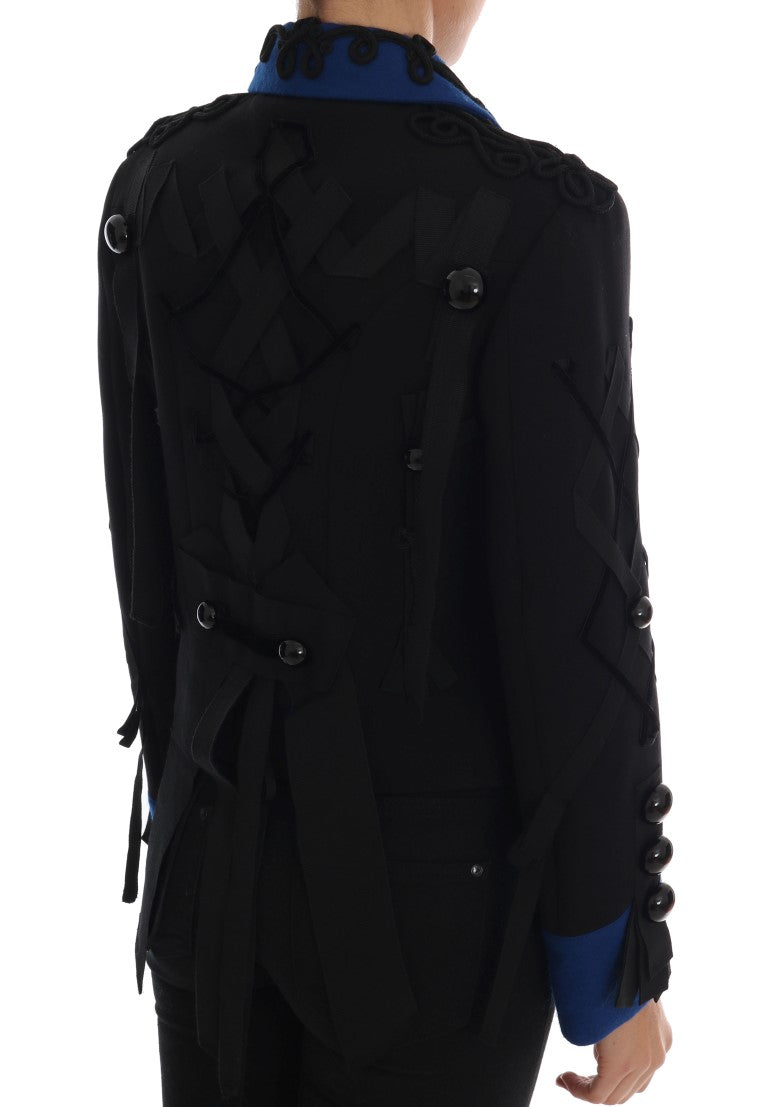 Dolce & Gabbana Black Coat for Women detail view