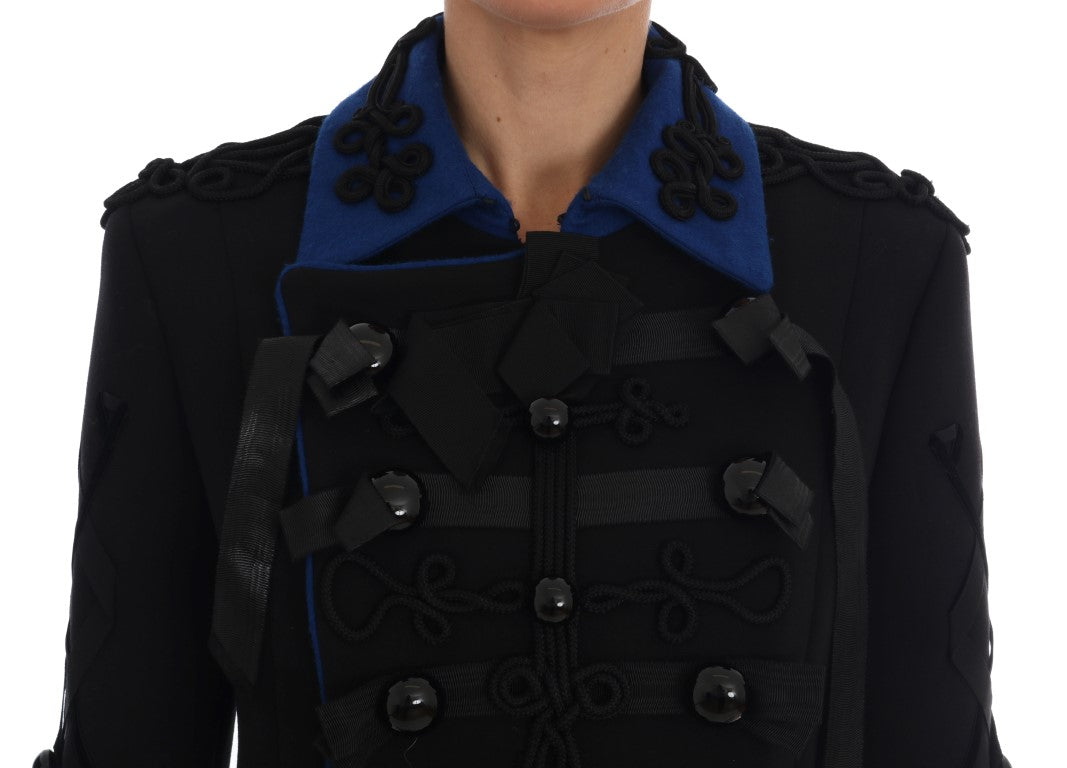 Dolce & Gabbana Black Coat for Women side view