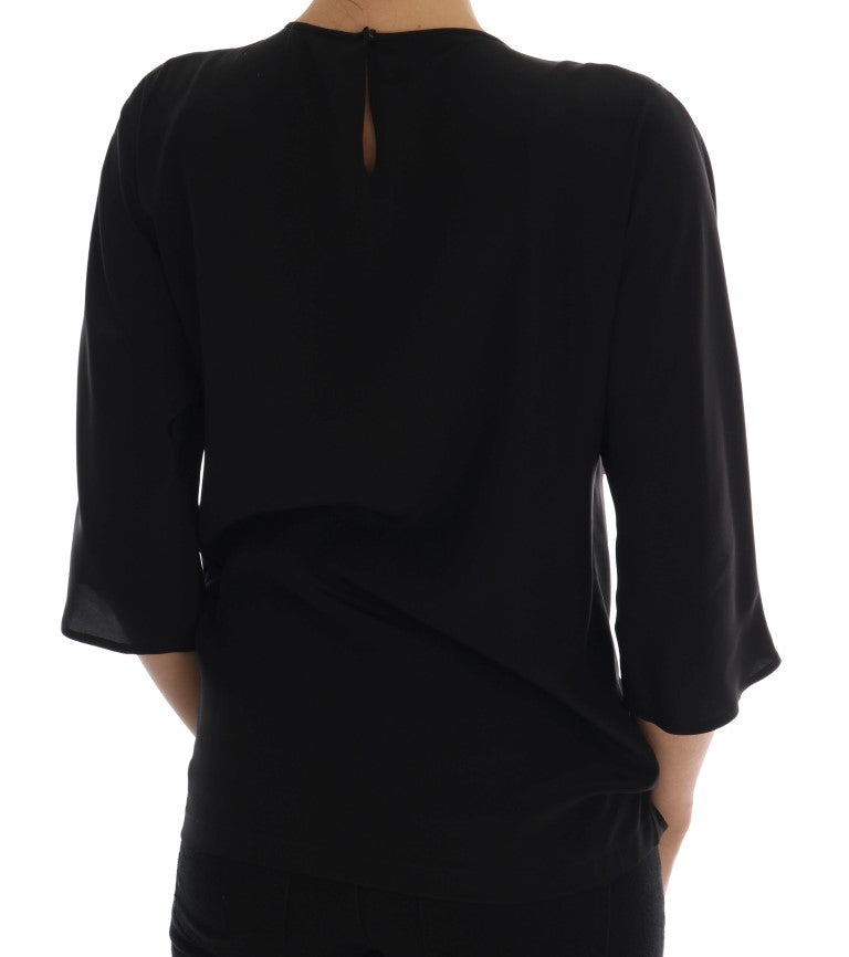 Dolce & Gabbana Black T-Shirt for Women detail view