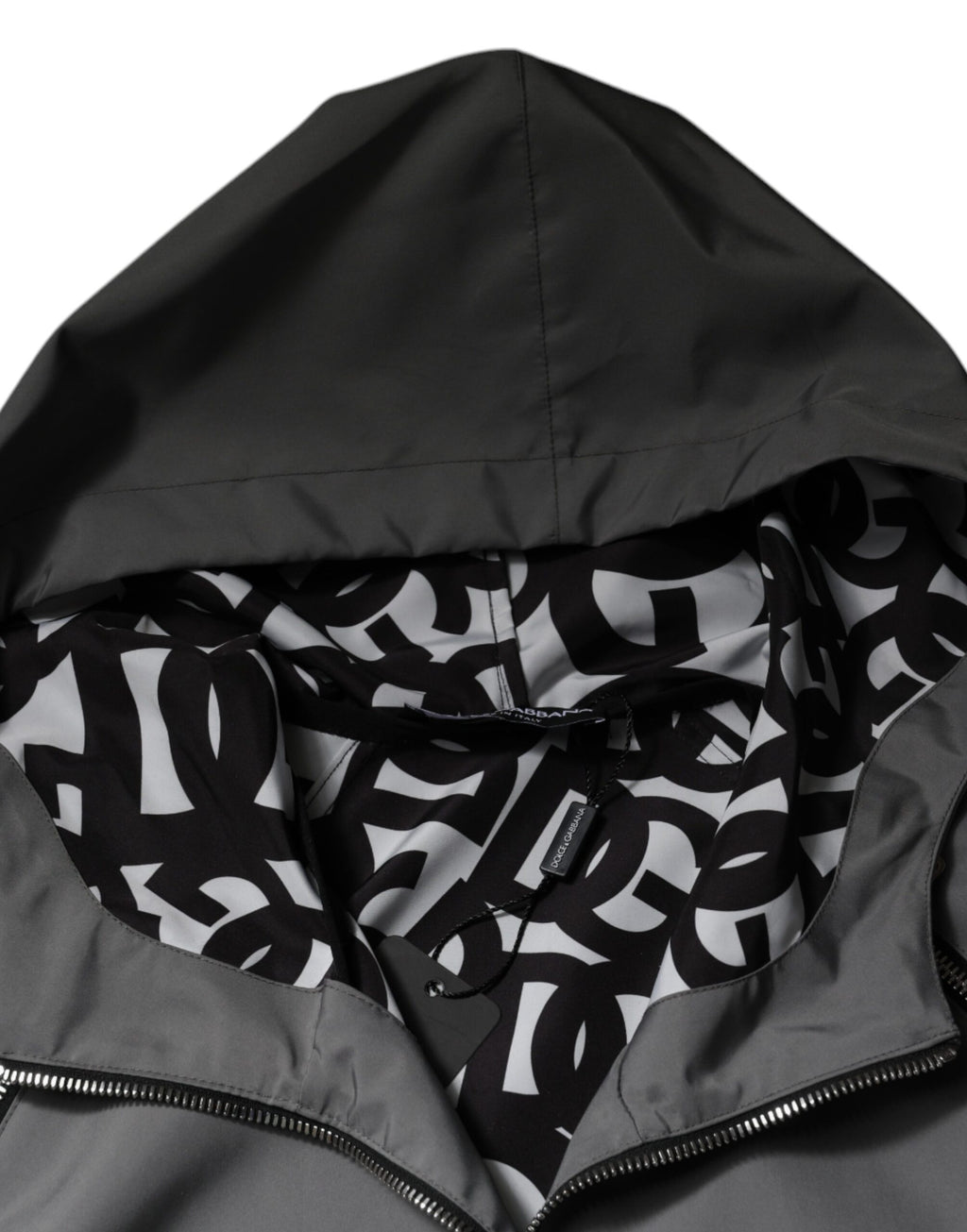 Dolce & Gabbana Grey Shell Jacket for Men additional view