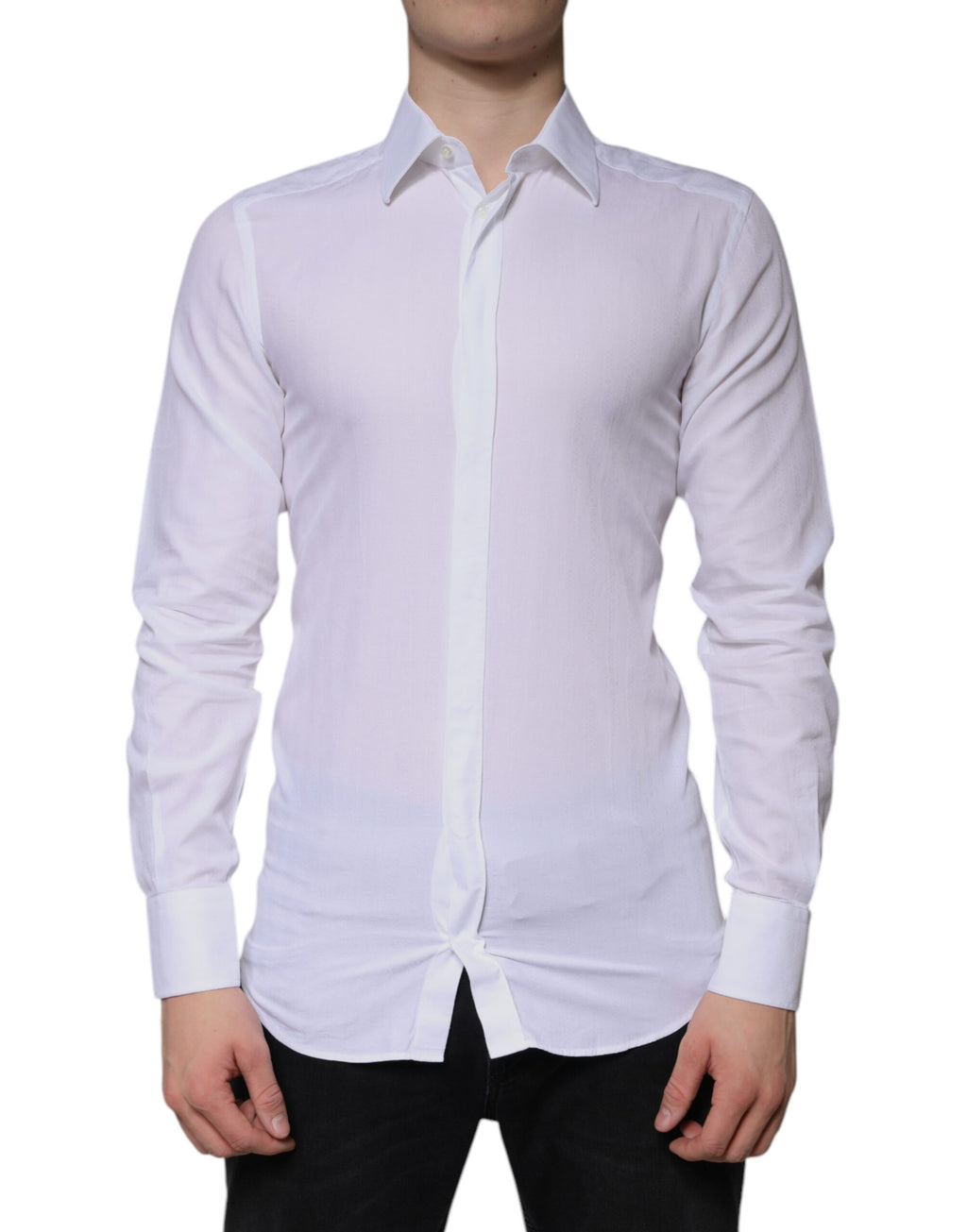 Dolce & Gabbana White Dress Shirt for Men