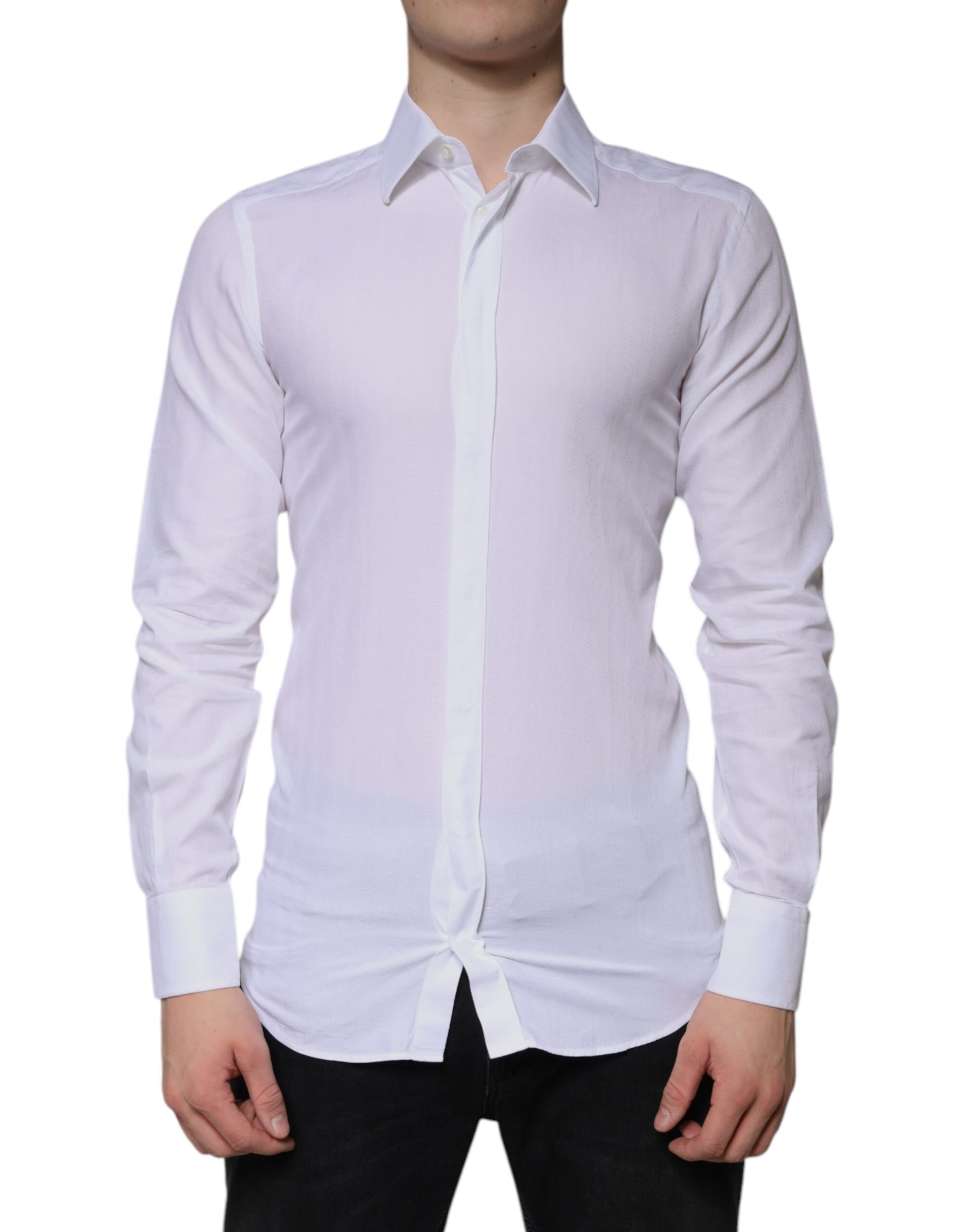 Dolce & Gabbana White Dress Shirt for Men