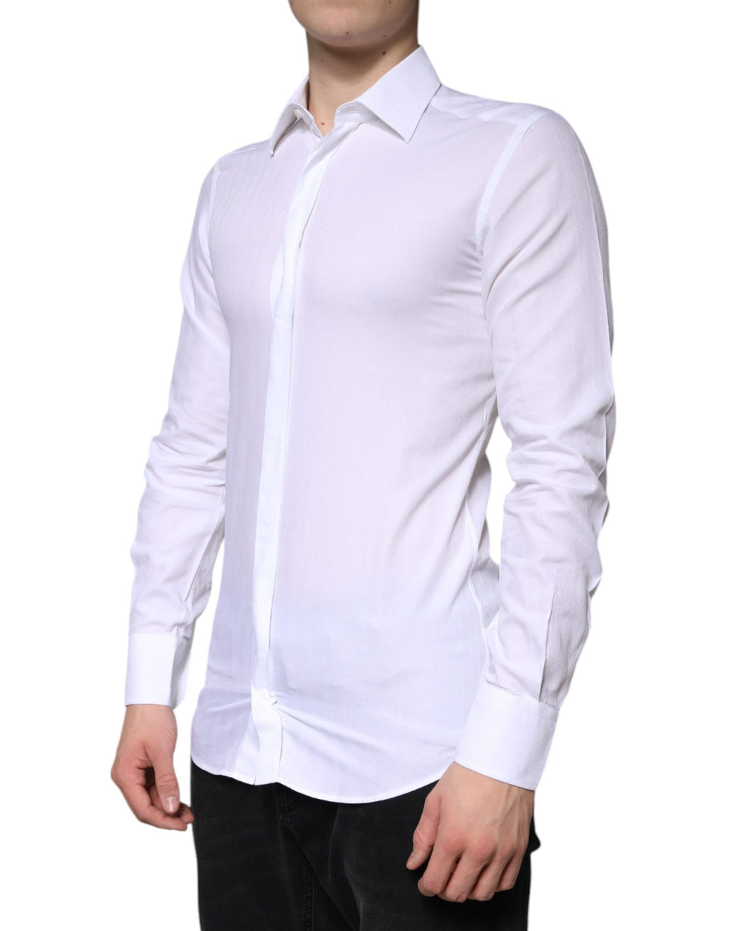 Dolce & Gabbana White Dress Shirt for Men detail view