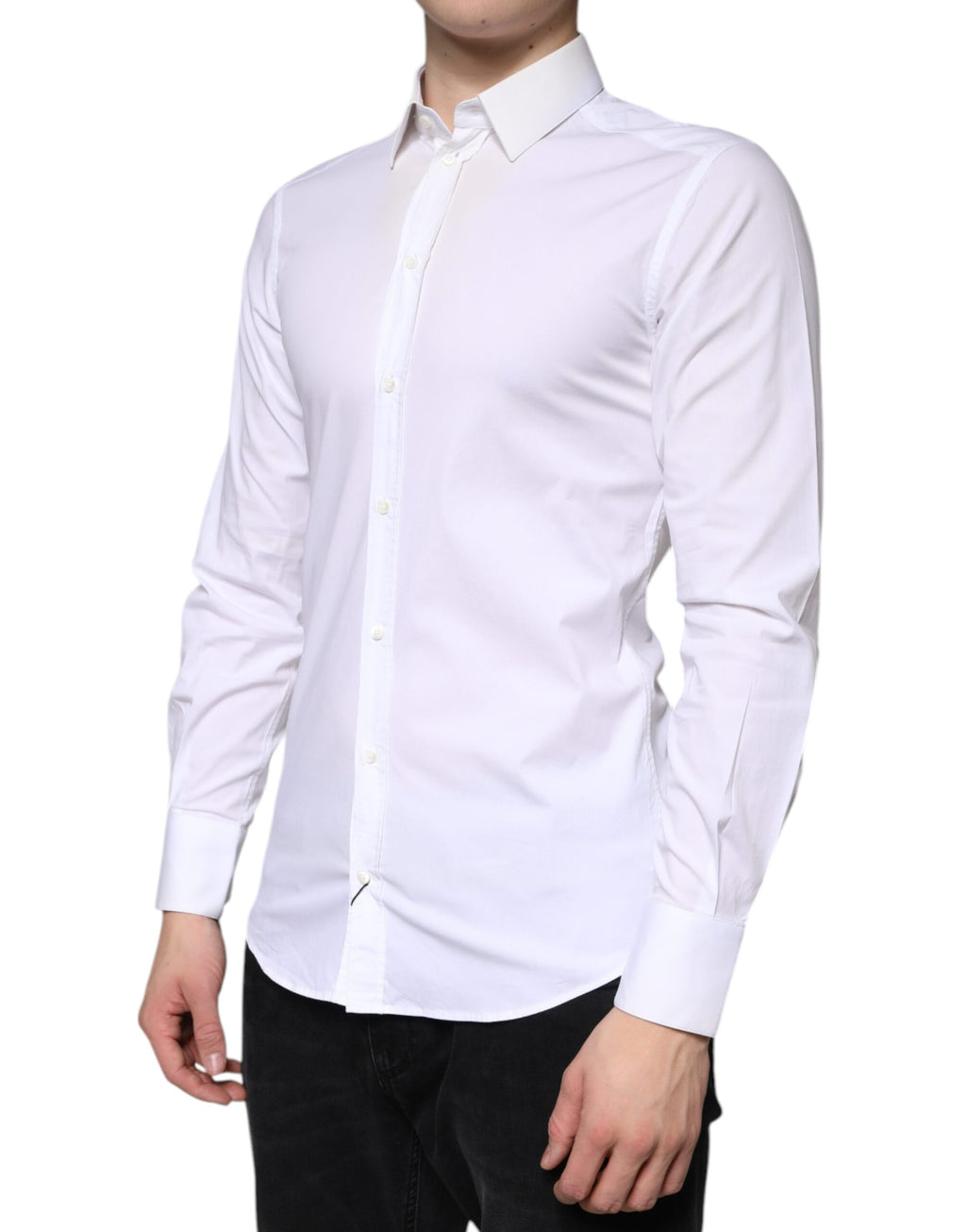 Dolce & Gabbana White Dress Shirt for Men detail view
