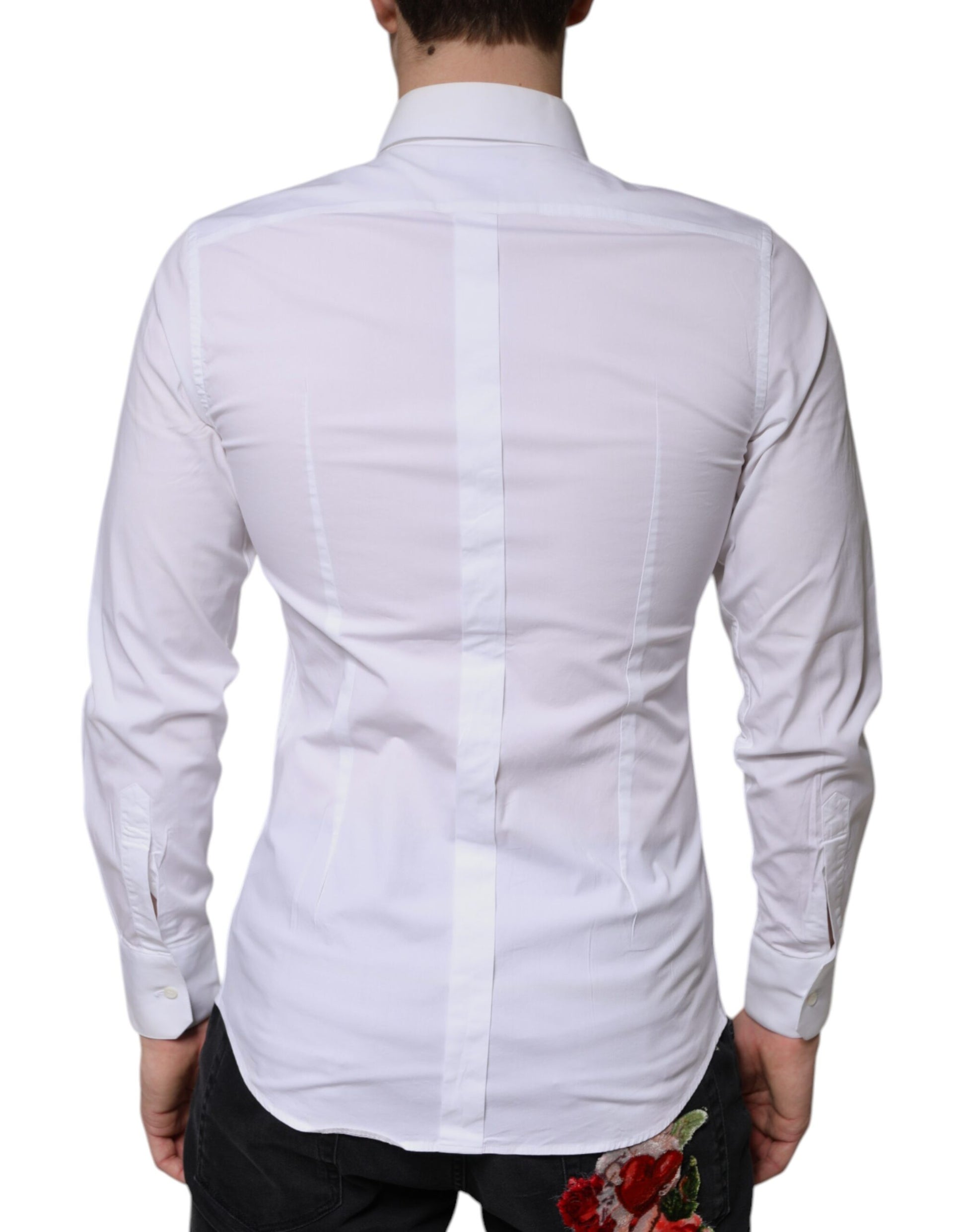 Dolce & Gabbana White Dress Shirt for Men side view