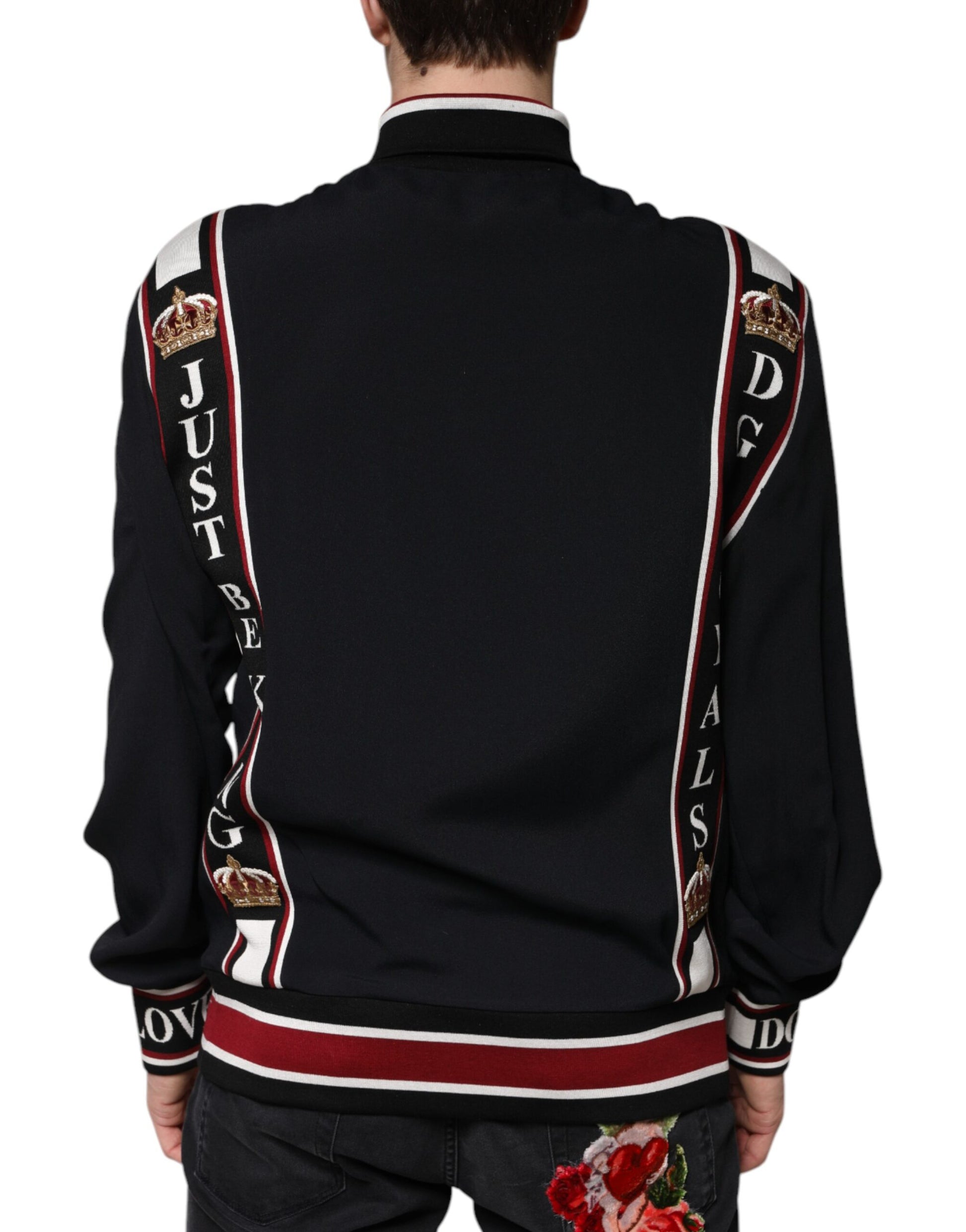 Dolce & Gabbana Black Sweatshirt for Men side view