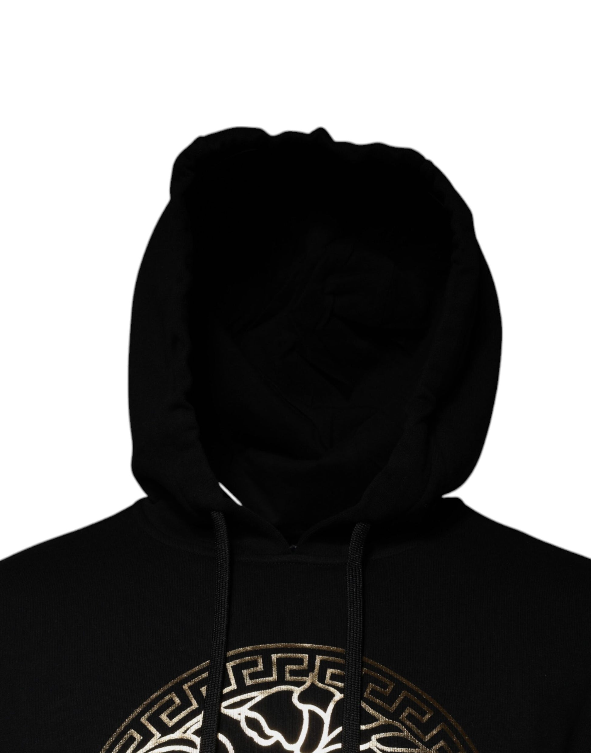 Versace Black Hoodie for Men detail view