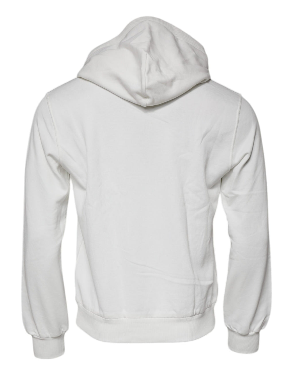 Pull en coton à capuche blanc Dolce & Gabbana Caesar
