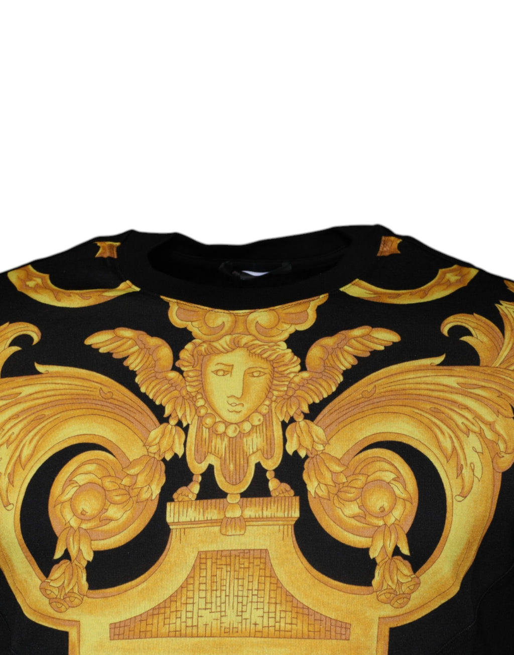 Versace Black T-Shirt for Men detail view