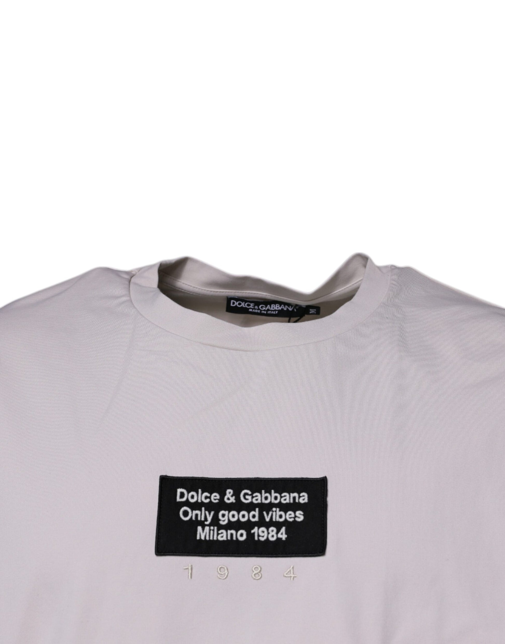 Dolce & Gabbana Beige T-Shirt for Men detail view