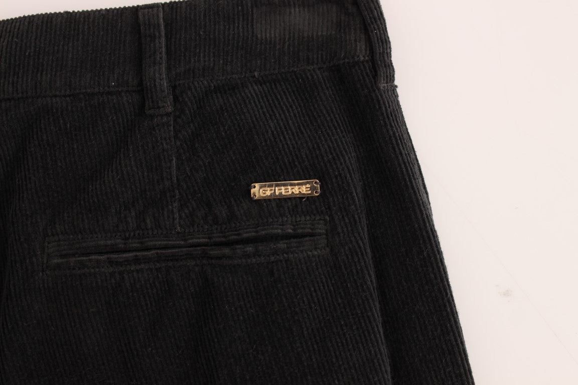 GF Ferre Black Casual Pants for Men additional view