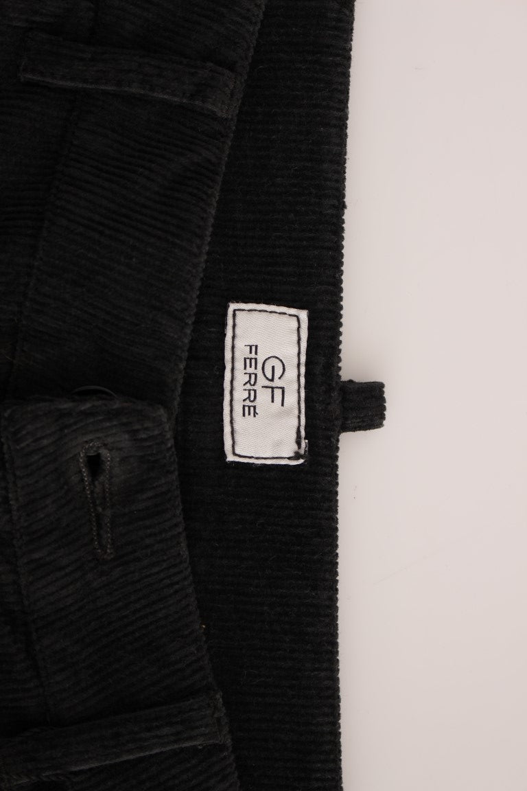 GF Ferre Black Casual Pants for Men additional view