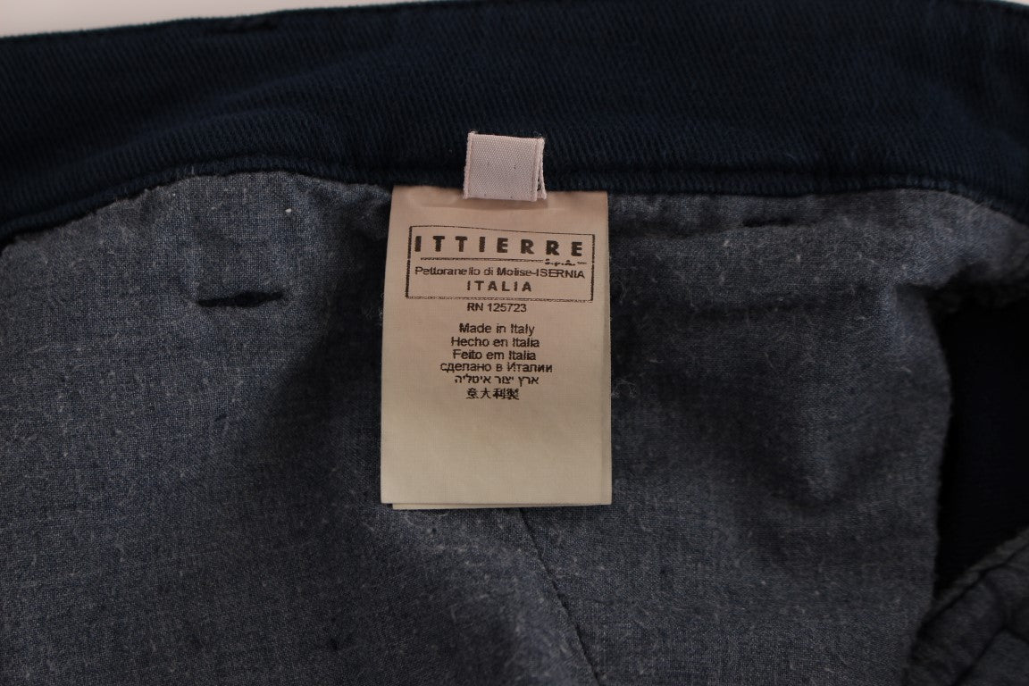 Pantalon chino coupe droite GF Ferre Blue Stretch