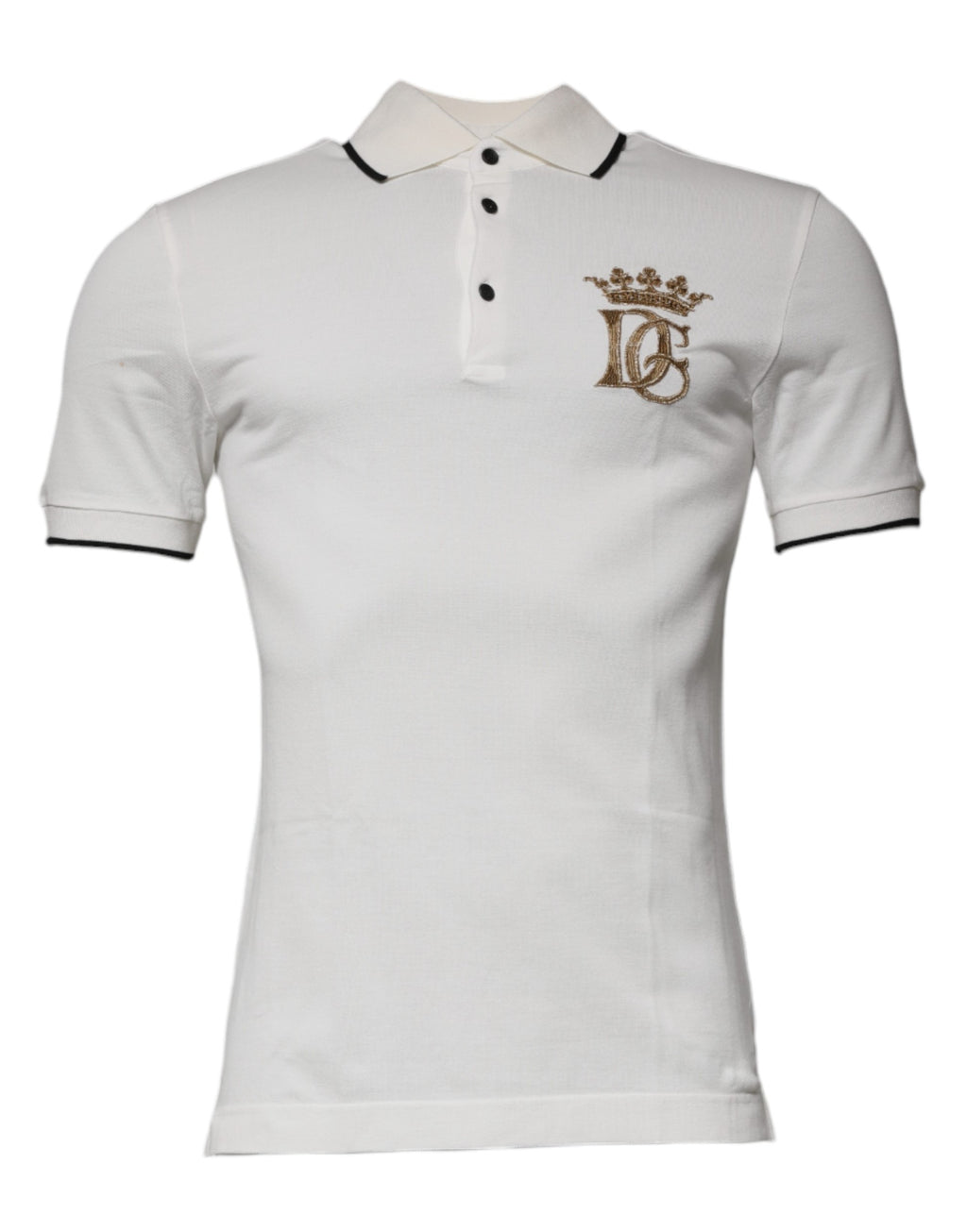 Dolce & Gabbana White Polo Shirt for Men