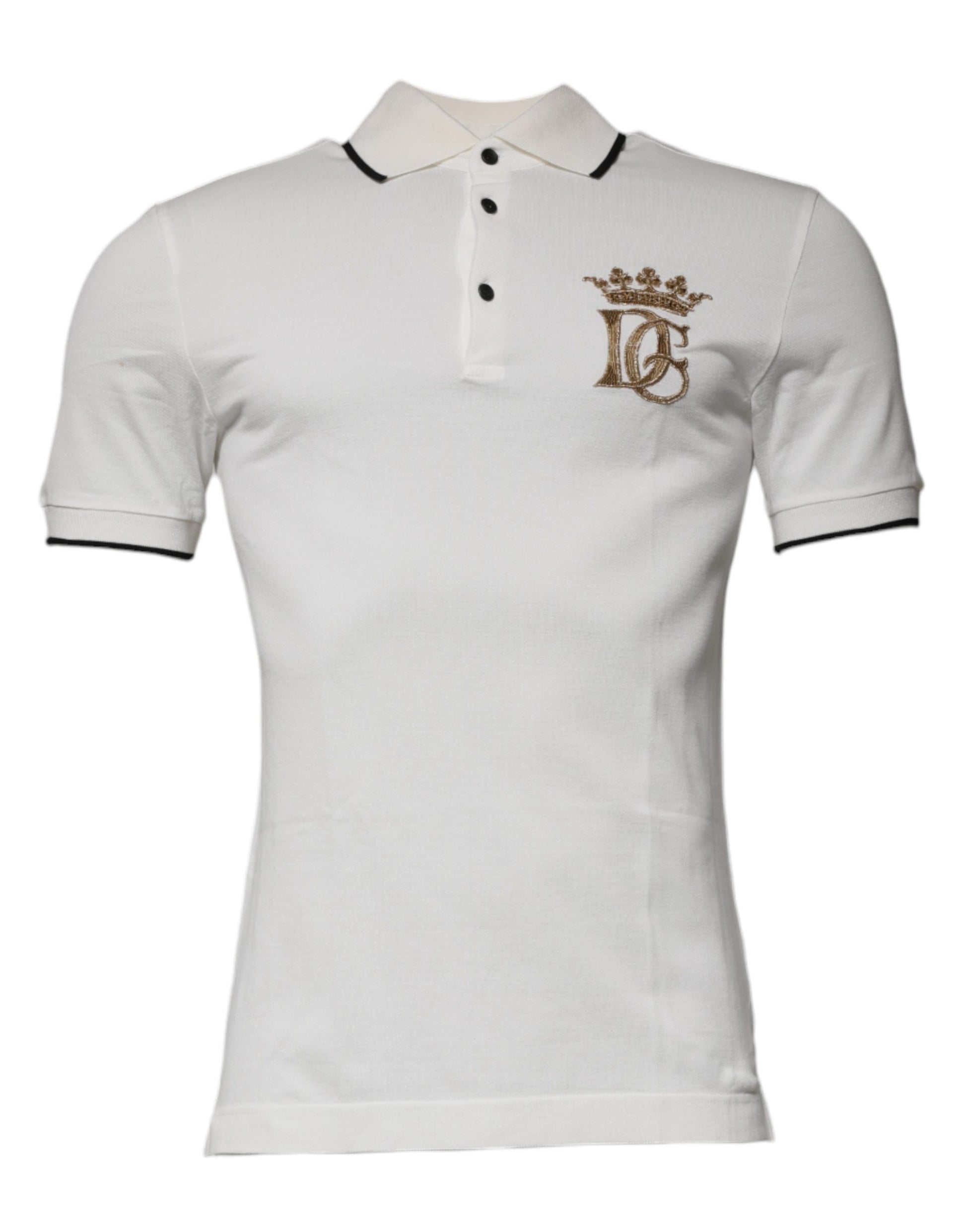 Dolce & Gabbana White Polo Shirt for Men