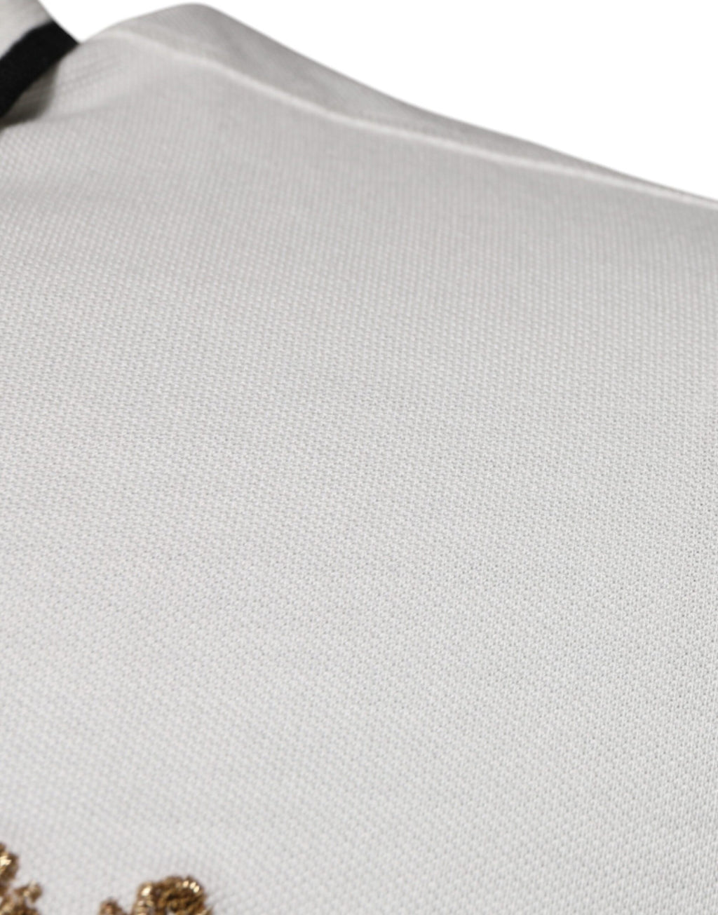 Dolce & Gabbana White Polo Shirt for Men side view