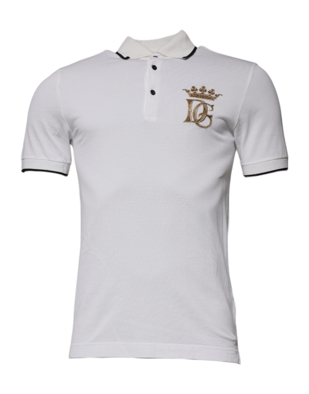 Dolce & Gabbana White Polo Shirt for Men