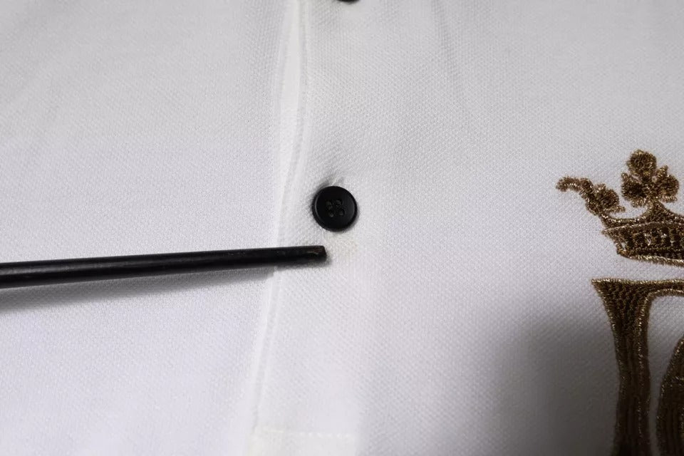 Dolce & Gabbana White Polo Shirt for Men additional view