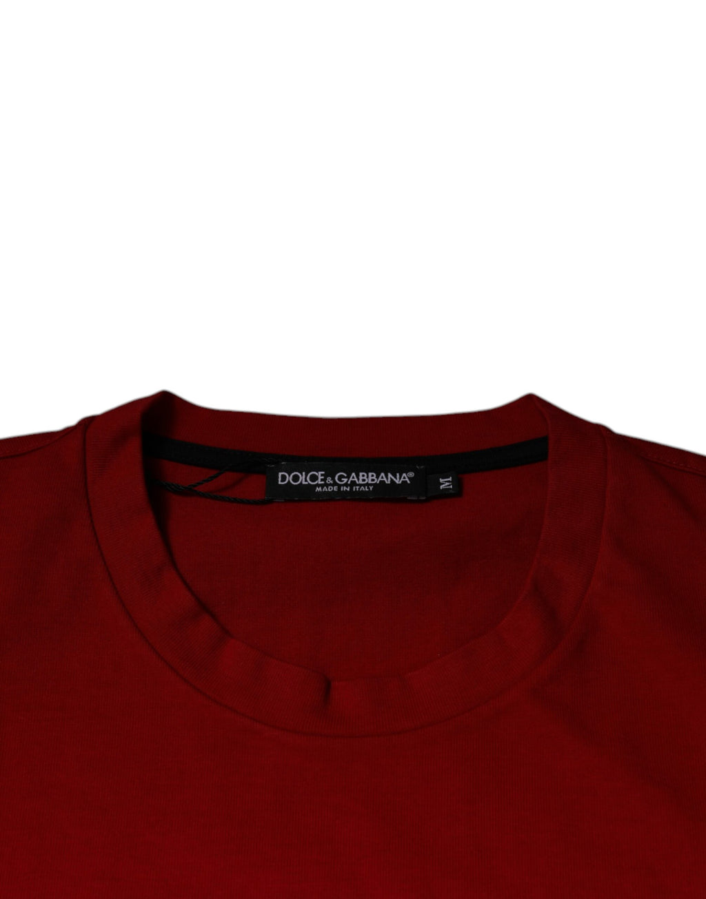 T-shirt Dolce & Gabbana Col Rond Coton Rouge DG Eye