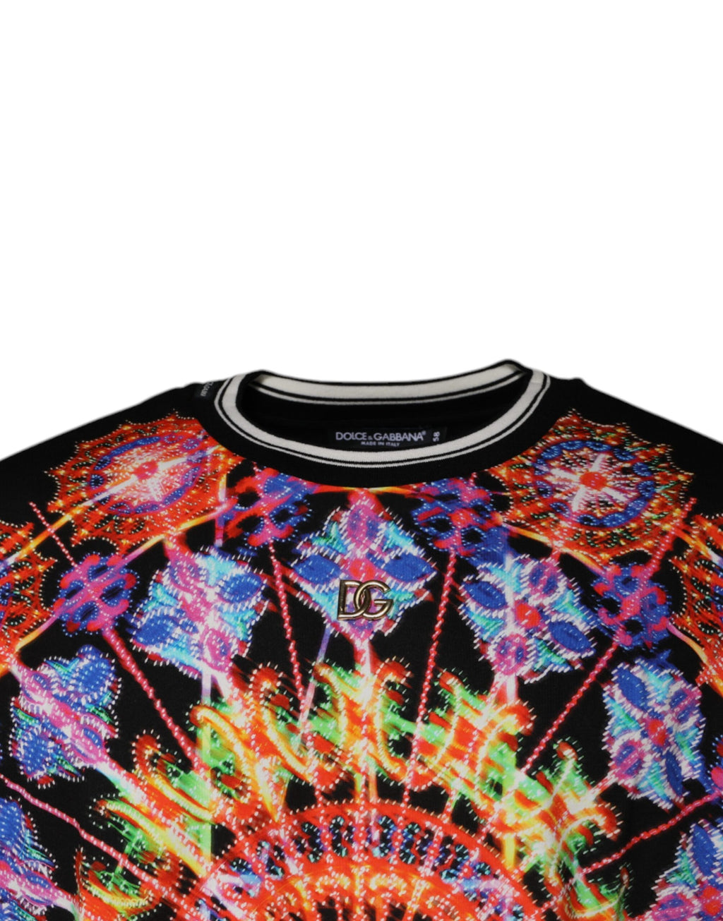 Dolce & Gabbana Multicolor T-Shirt for Men detail view