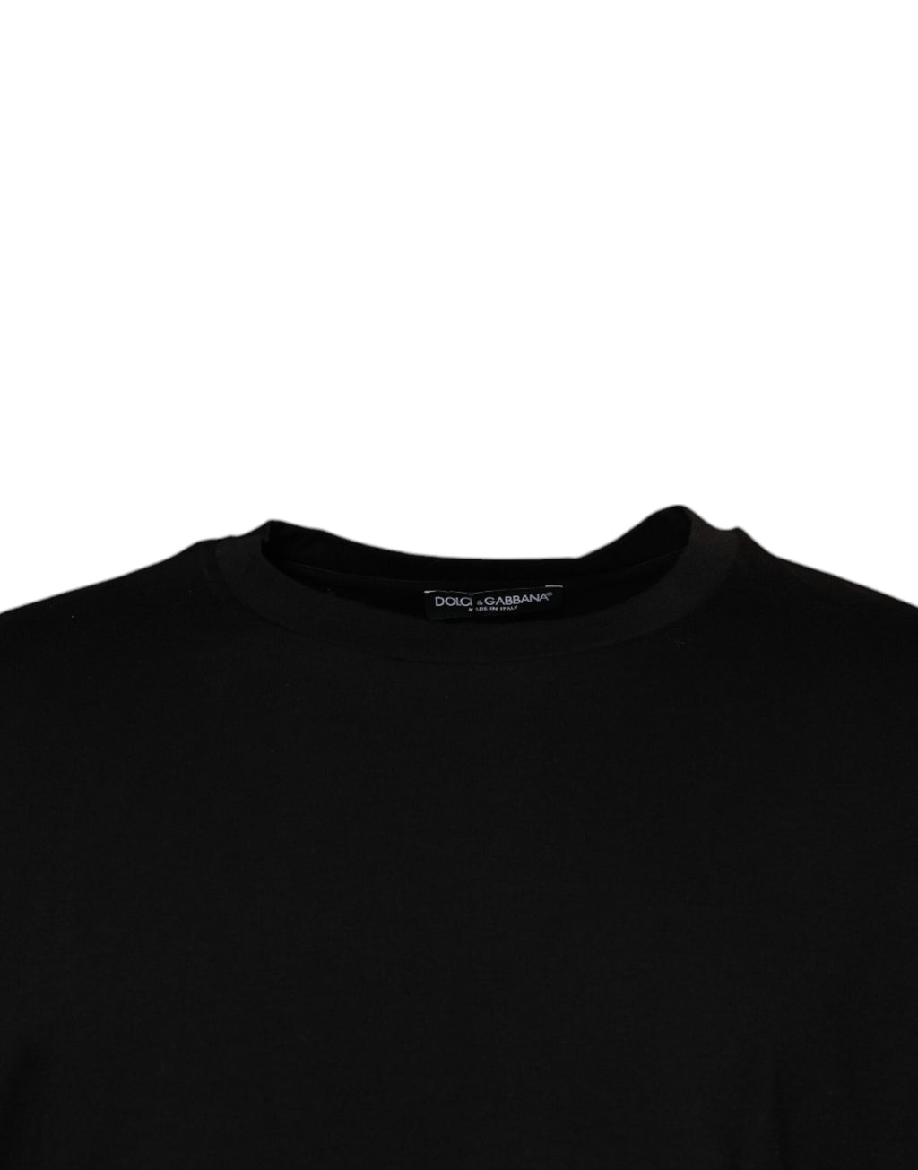 Dolce & Gabbana Black T-Shirt for Men detail view