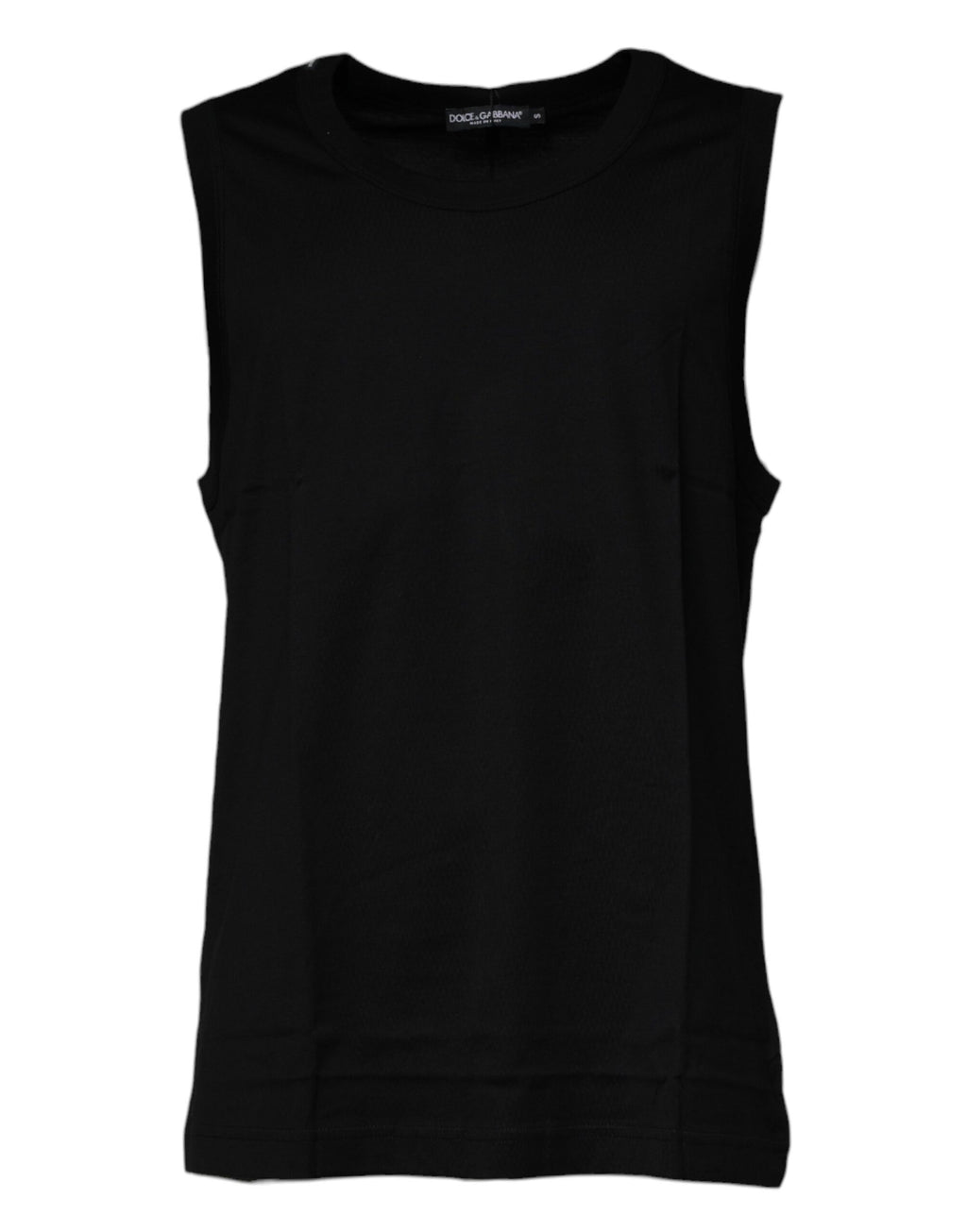 Dolce & Gabbana Black Sleeveless T-Shirt for Men alternate view