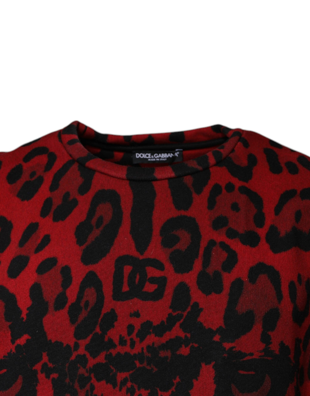 Dolce & Gabbana Red Sleeveless T-Shirt for Men detail view