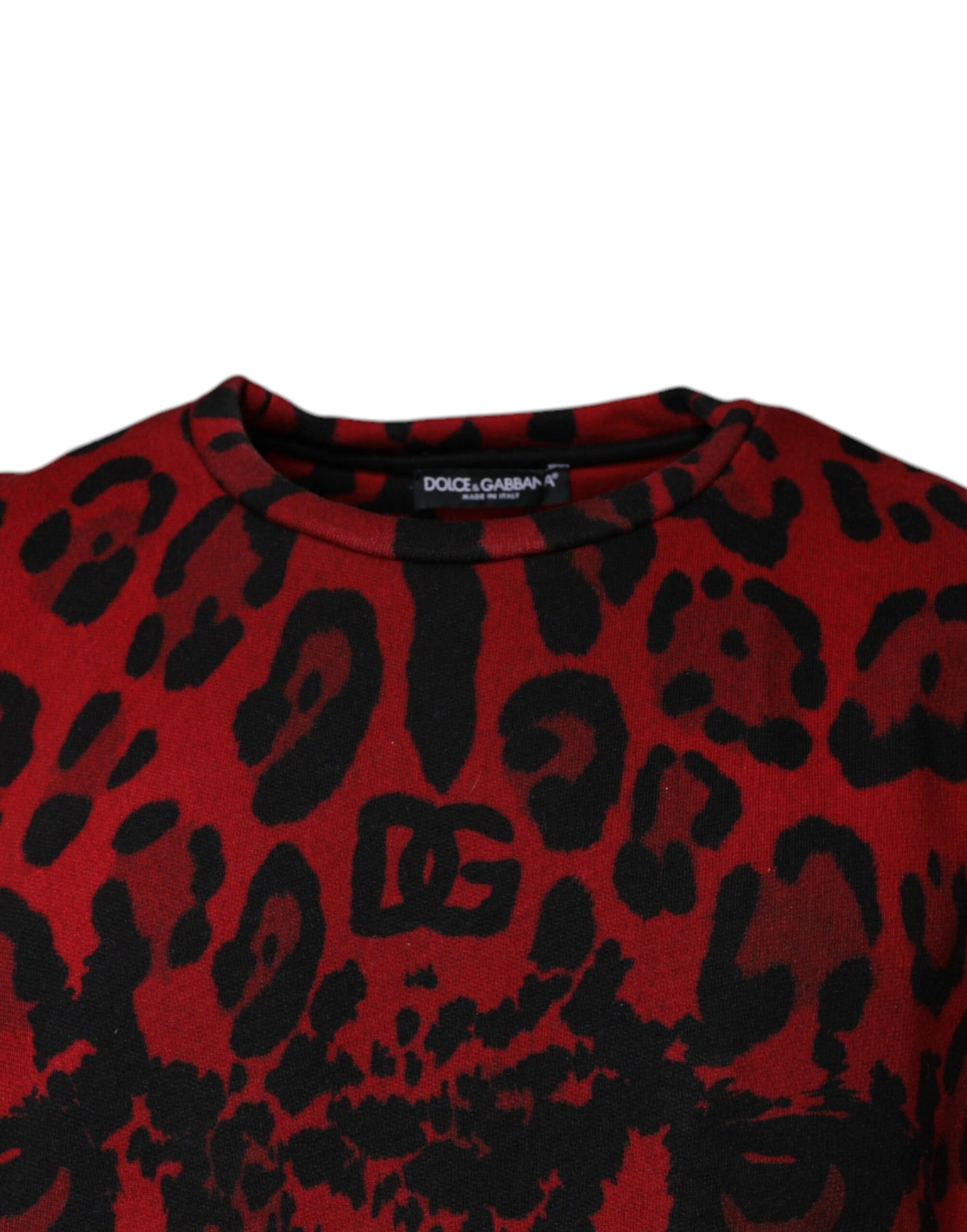 Dolce & Gabbana Red Sleeveless T-Shirt for Men detail view