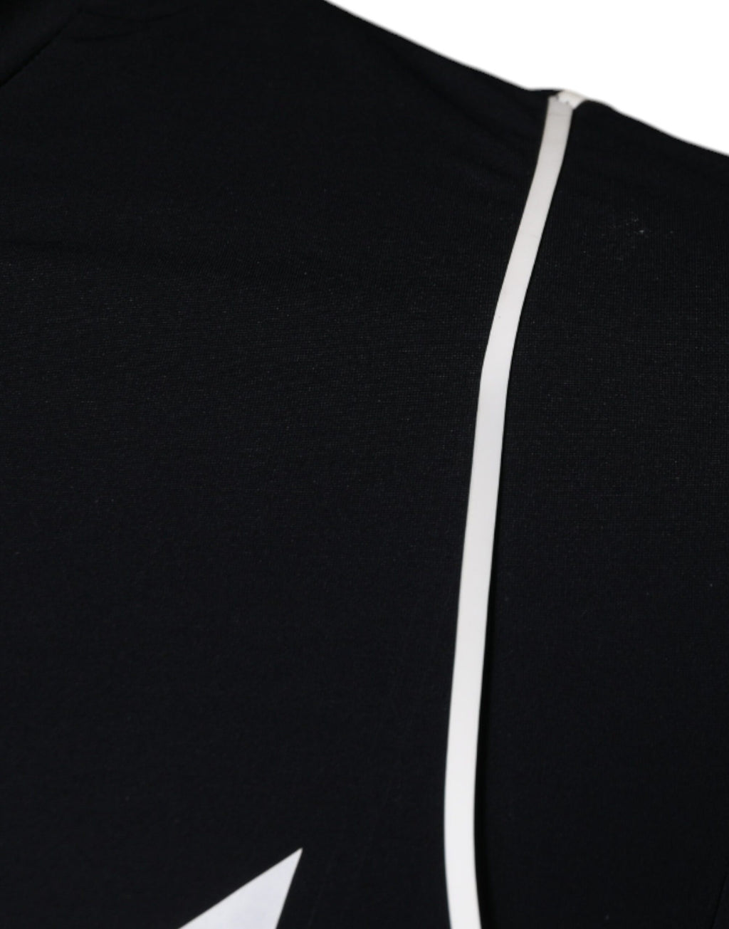 T-shirt Dolce & Gabbana noir en nylon à col rond et imprimé graphique