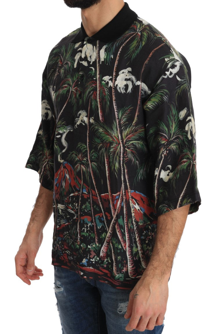Dolce & Gabbana Black T-Shirt for Men detail view