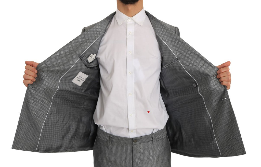 Dolce & Gabbana Black Two Piece Suits for Men side view