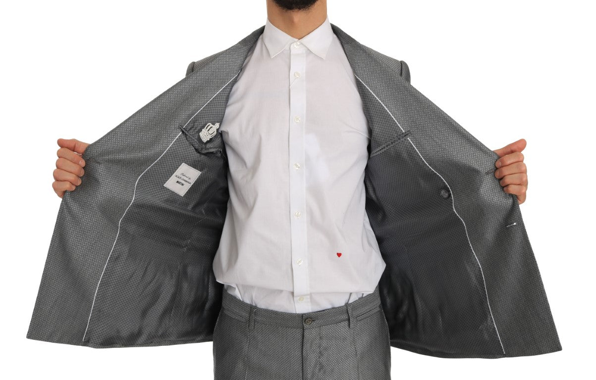 Dolce & Gabbana Black Two Piece Suits for Men side view