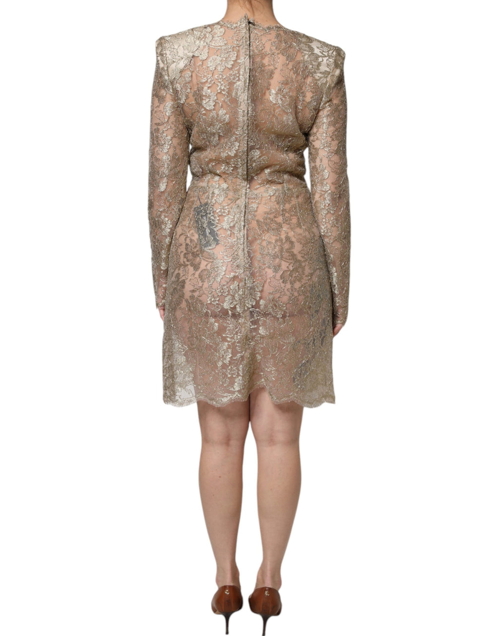 Dolce & Gabbana Gold Short for Women side view
