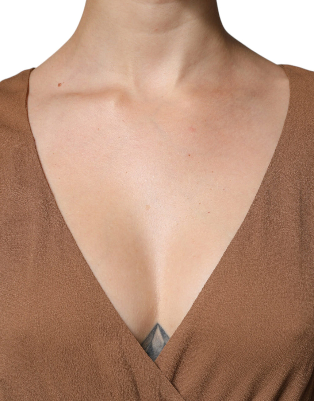 Fabiana Filippi Brown Long Dress for Women additional view