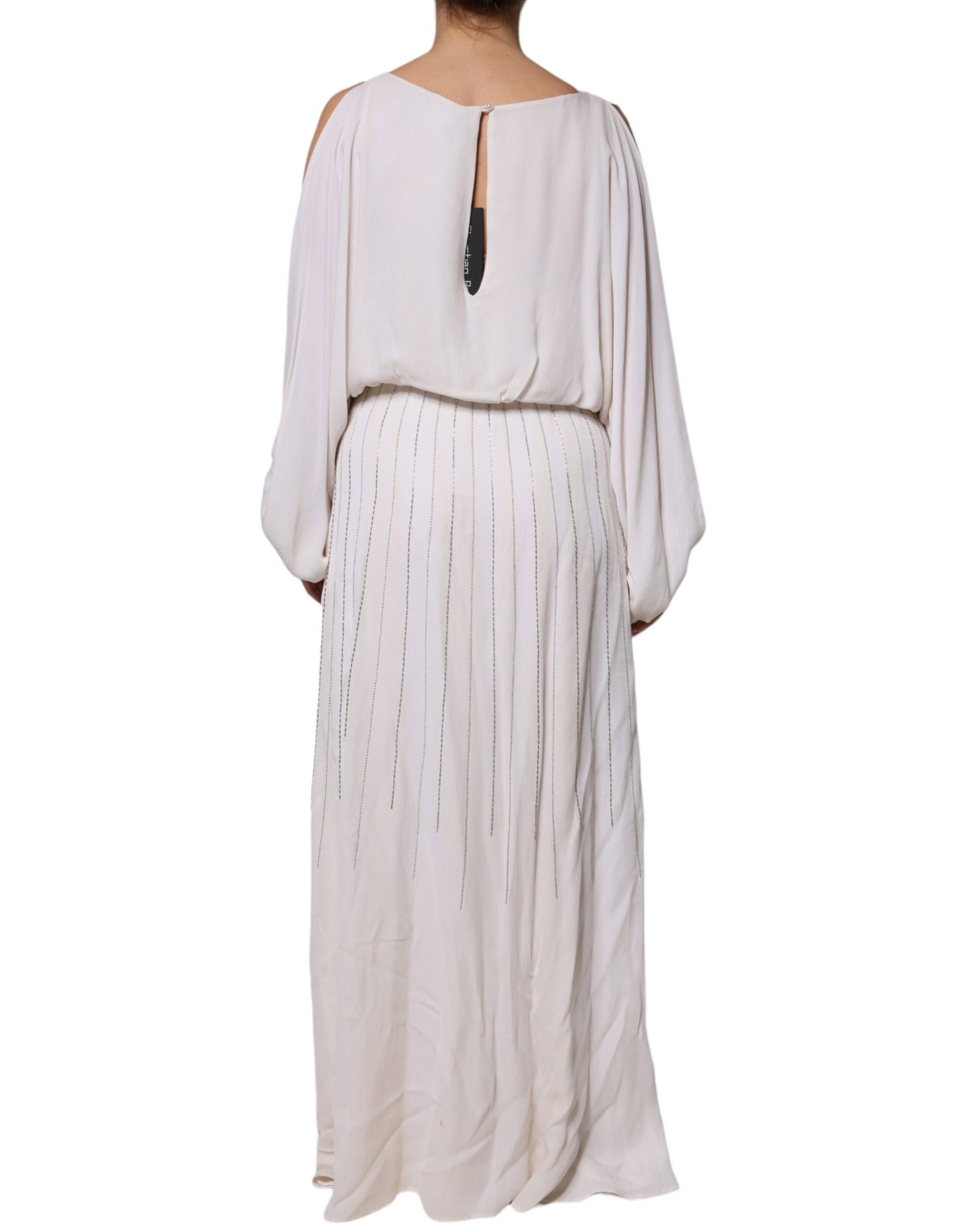 Christian Pellizzari White Long Dress for Women side view