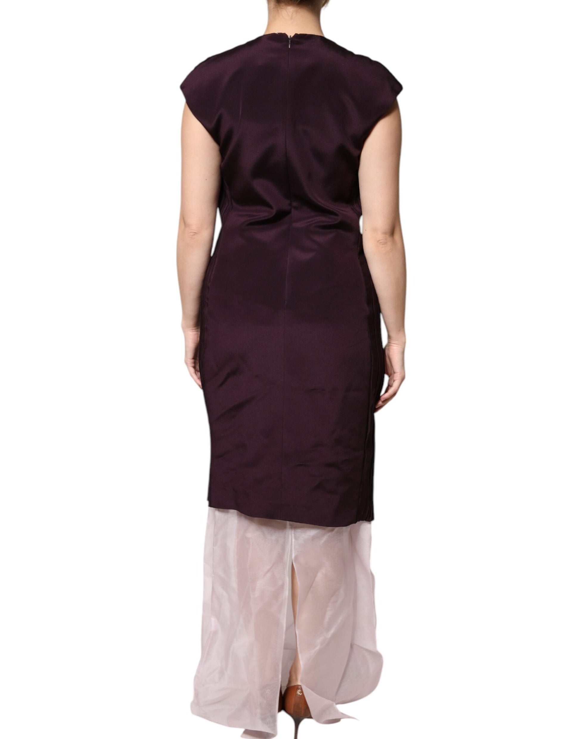 Barbara Casasola Brown Long Dress for Women side view