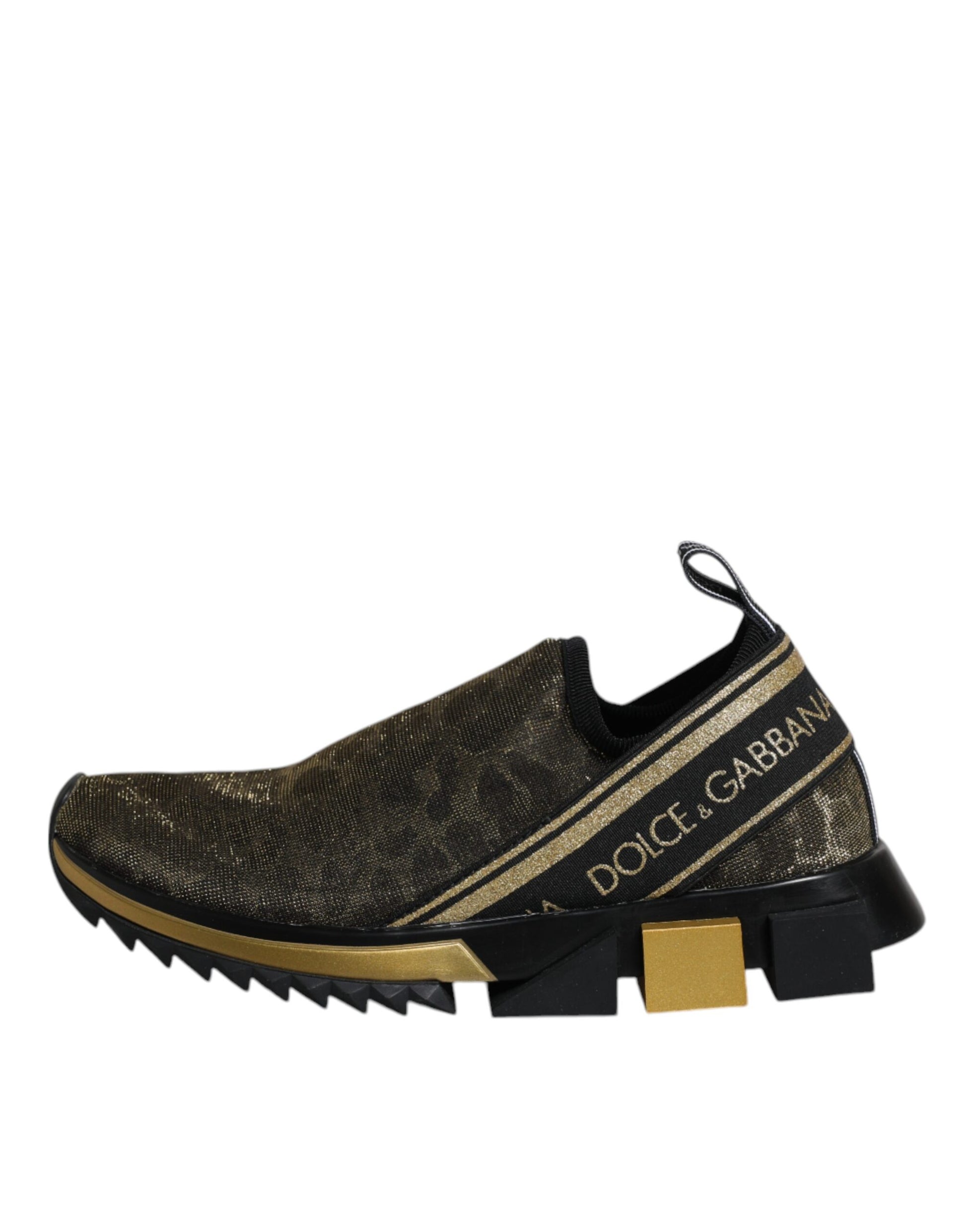 Dolce & Gabbana Gold Low Top Sneakers for Women additional view