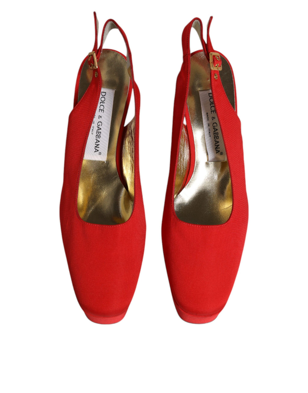 Dolce & Gabbana Red Platforms for Women detail view
