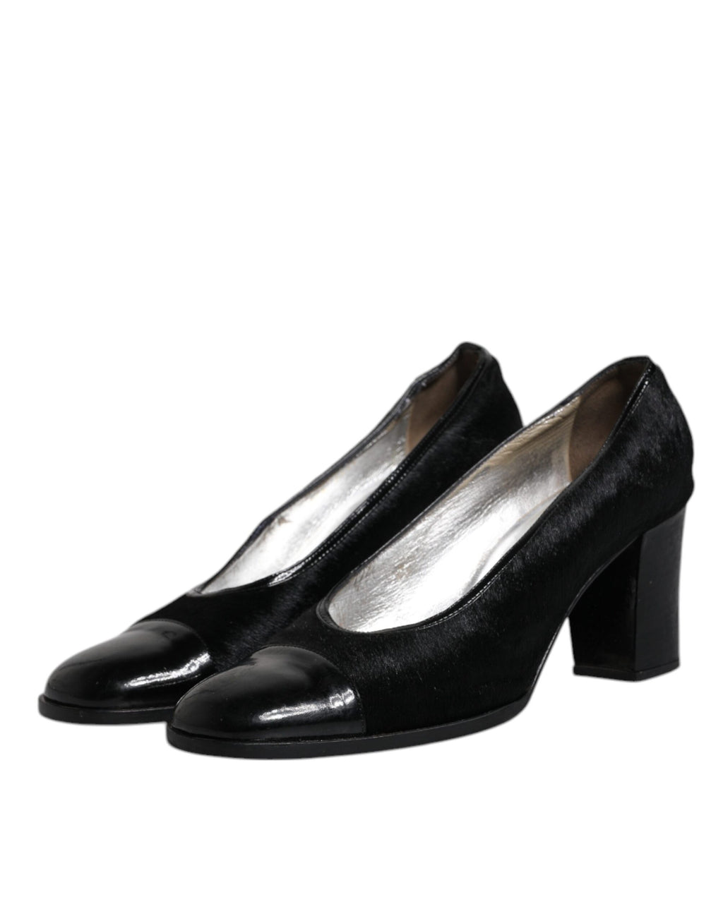 Dolce & Gabbana Black Mid Heel for Women side view
