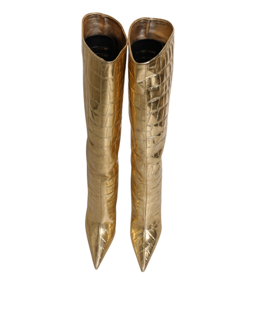 Dolce & Gabbana Gold High Heel for Women detail view