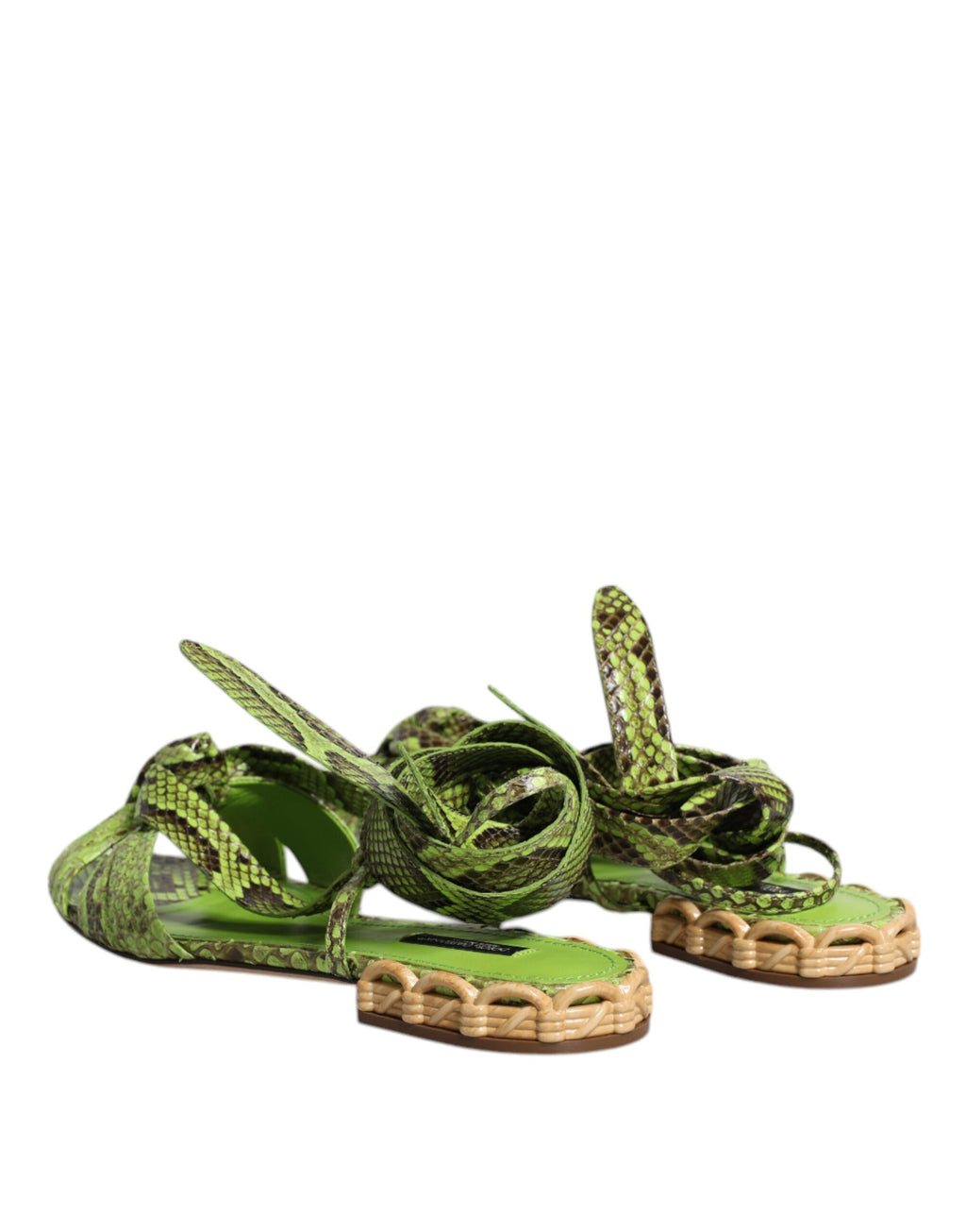 Dolce & Gabbana Green Slides for Women additional view