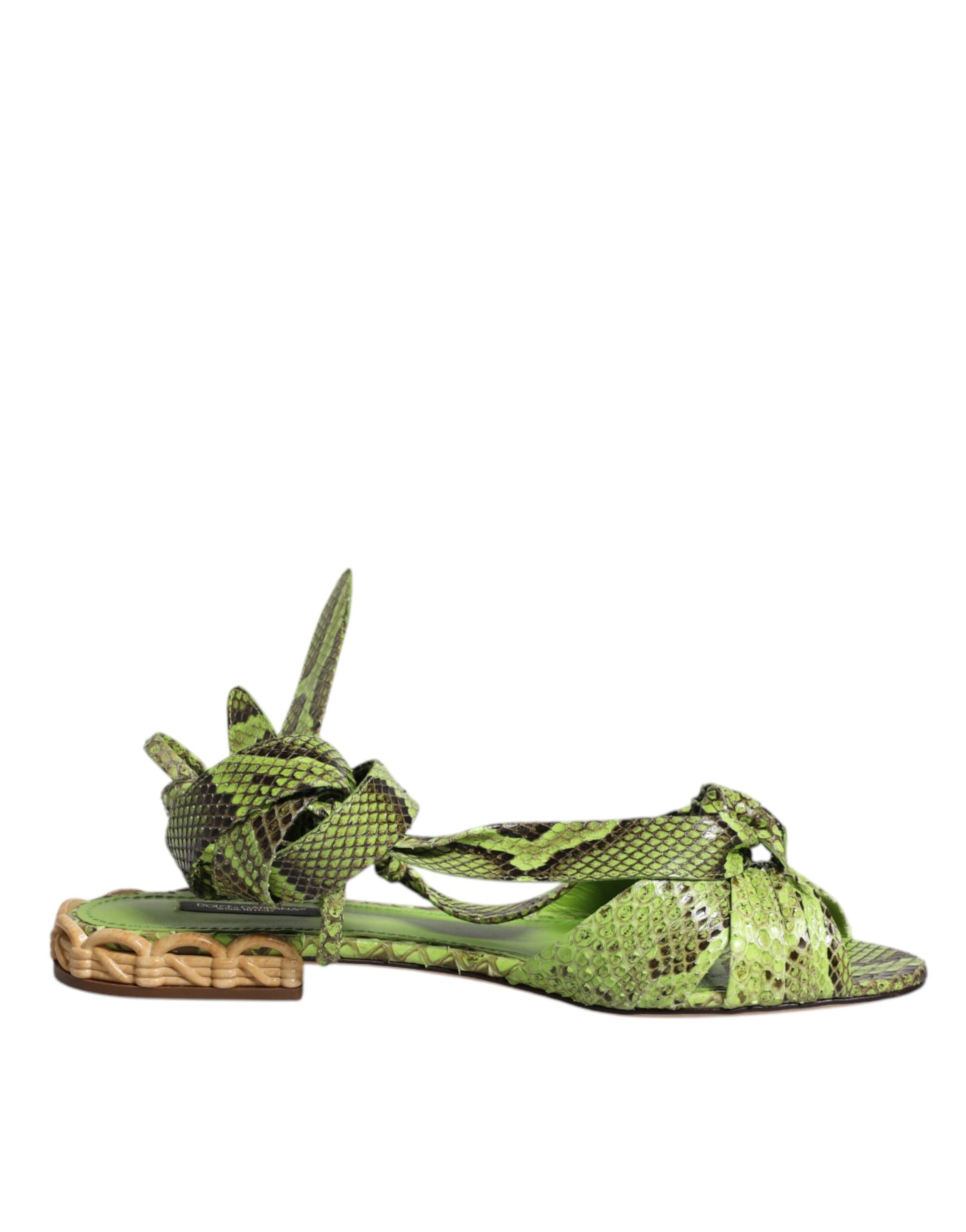 Dolce & Gabbana Green Slides for Women additional view