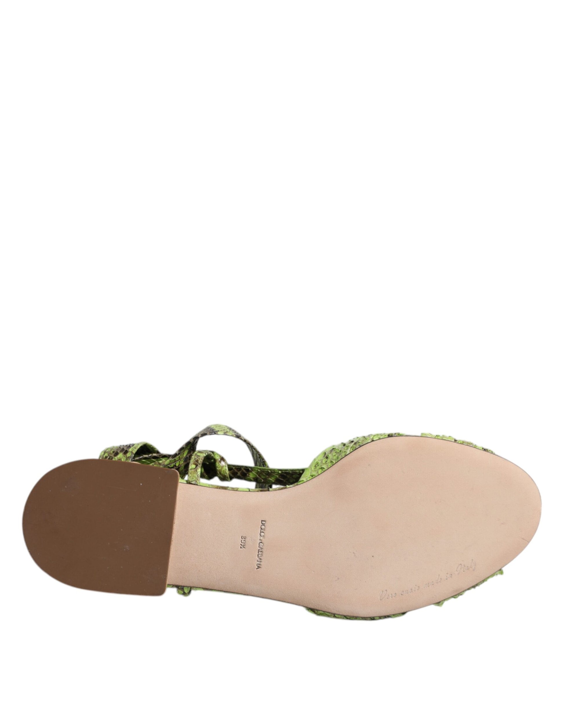 Dolce & Gabbana Green Slides for Women additional view