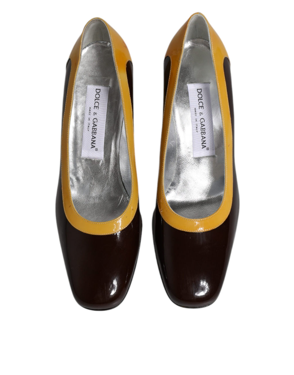 Dolce & Gabbana Yellow Mid Heel for Women detail view