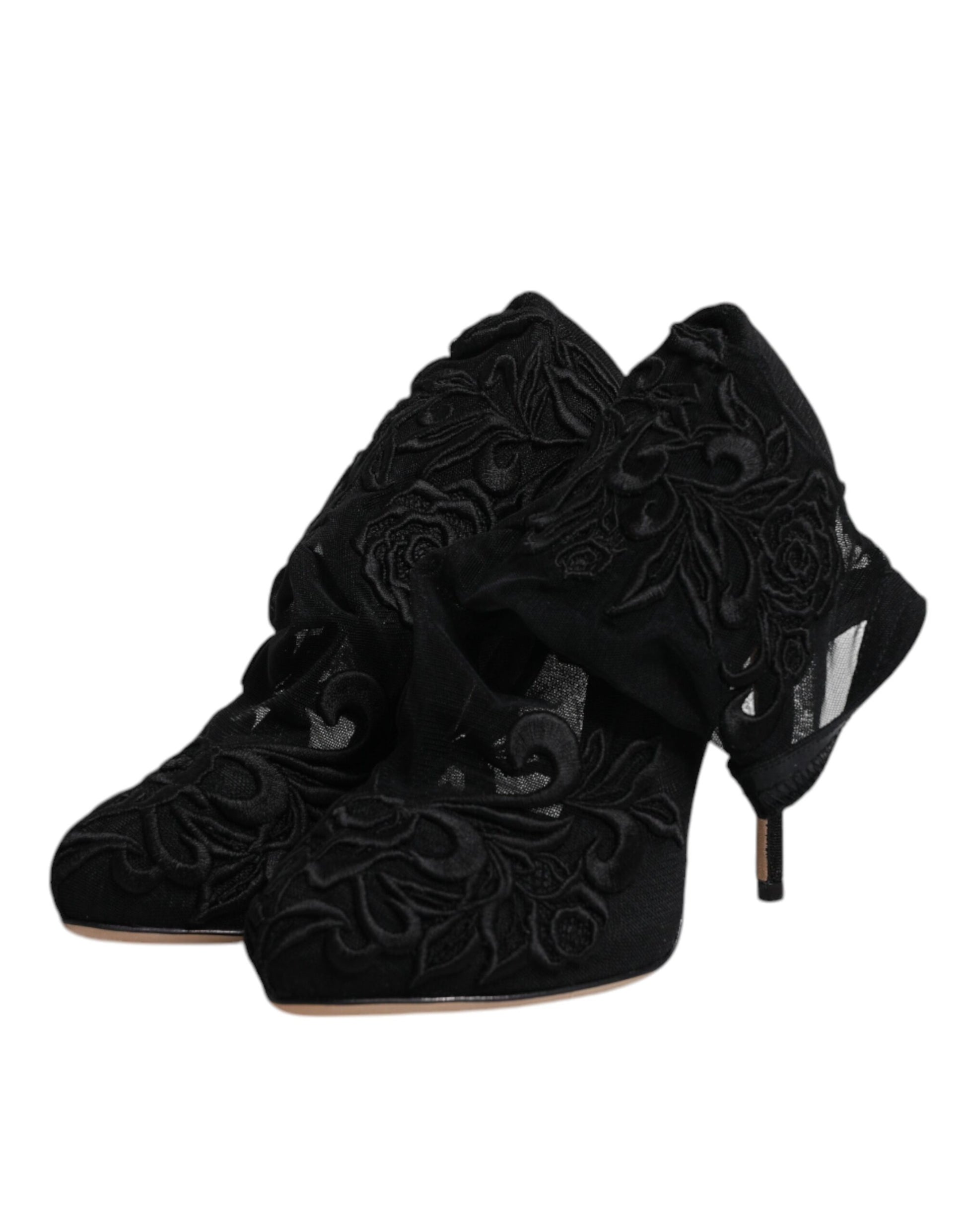Dolce & Gabbana Black High Heel for Women side view