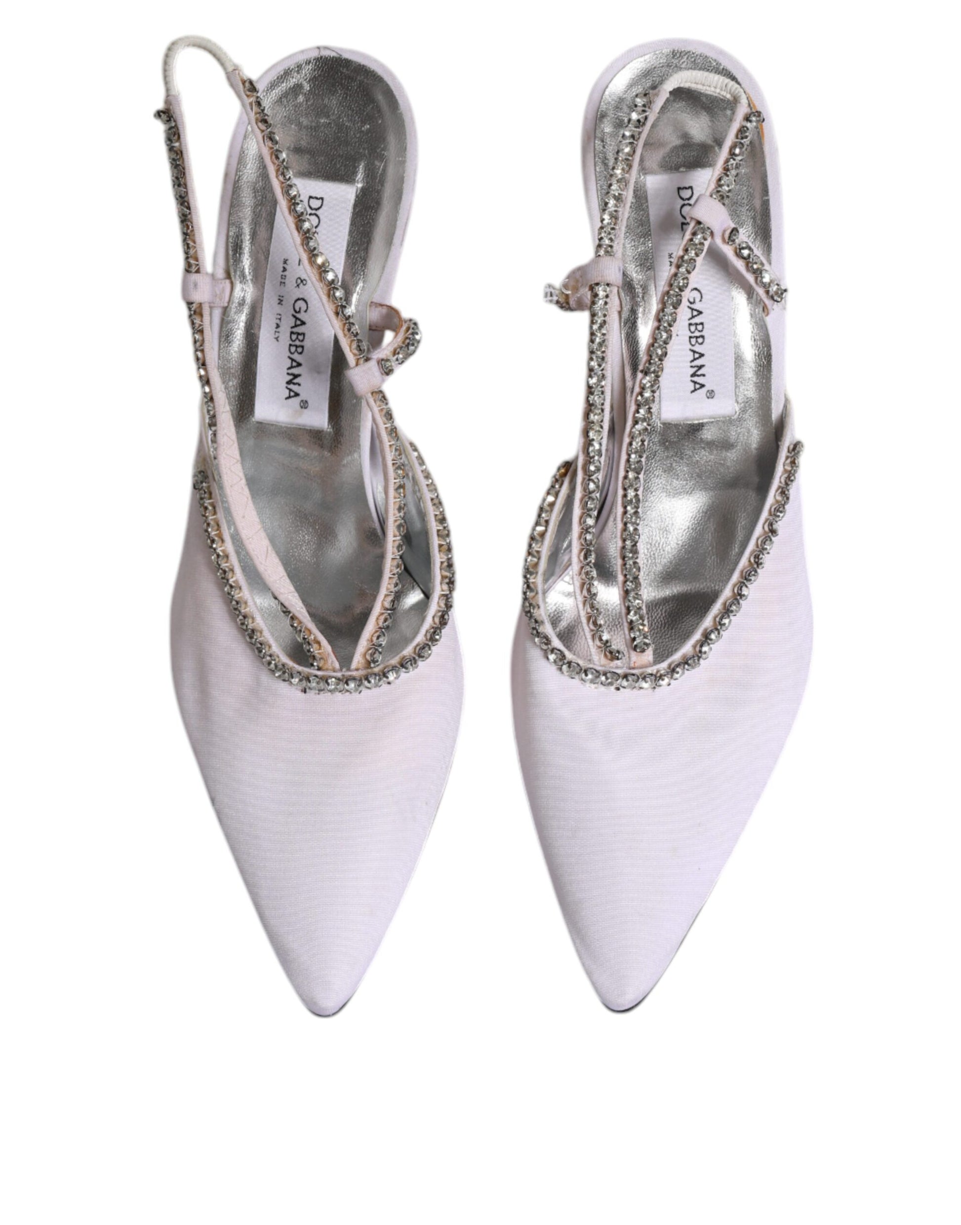 Dolce & Gabbana White Mid Heel for Women detail view