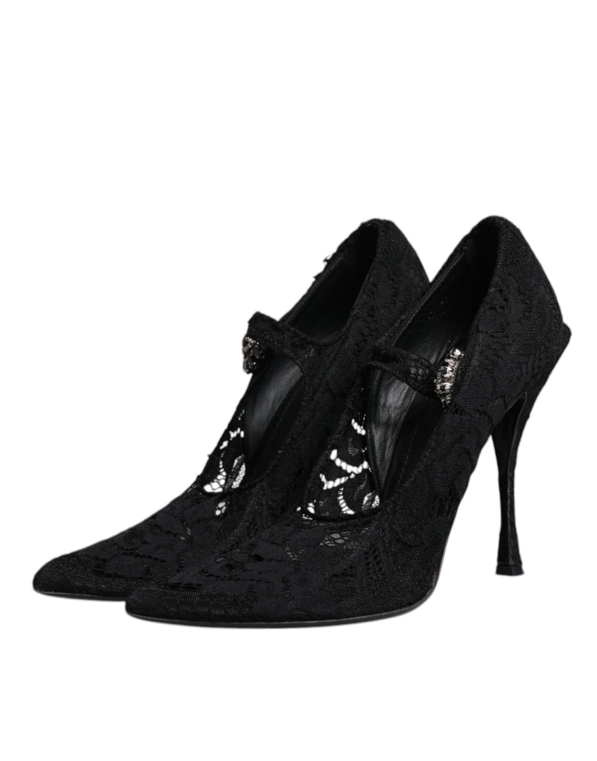 Dolce & Gabbana Black High Heel for Women side view