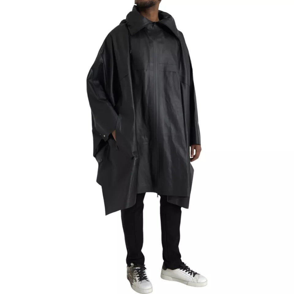 Bottega Veneta Black Trench Coats for Men additional view